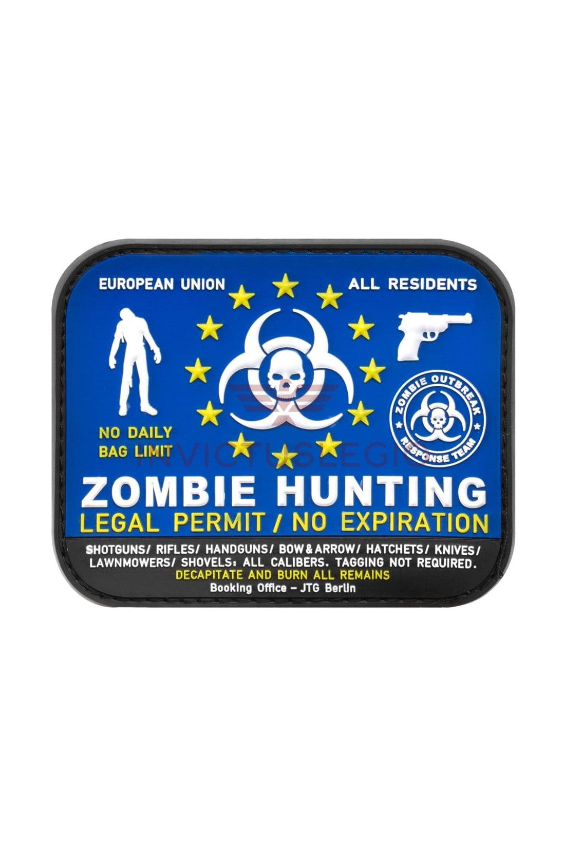 JTG ZOMBIE HUNTER RUBBER PATCH - INVICTUSLEGIO