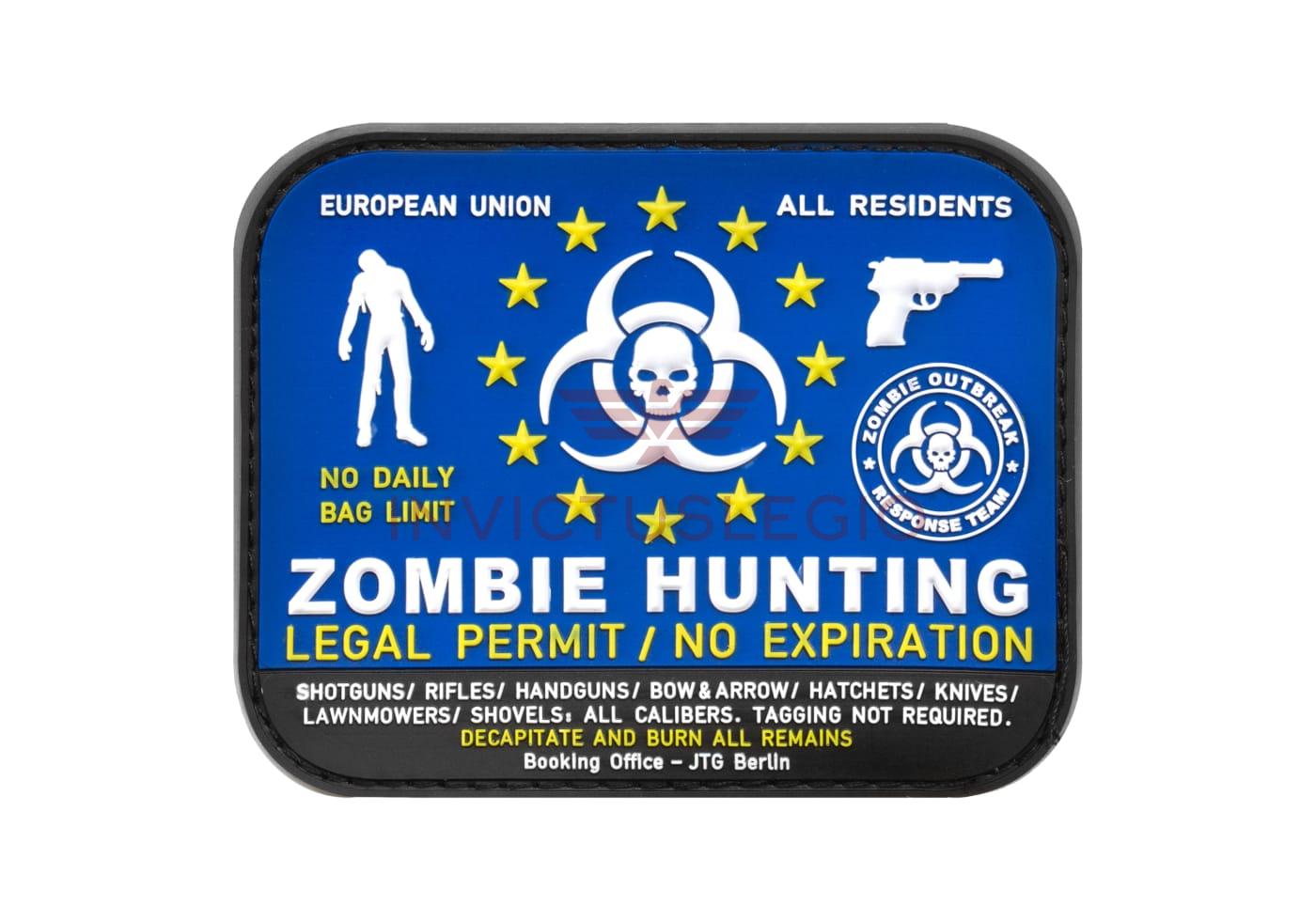 JTG ZOMBIE HUNTER RUBBER PATCH - INVICTUSLEGIO