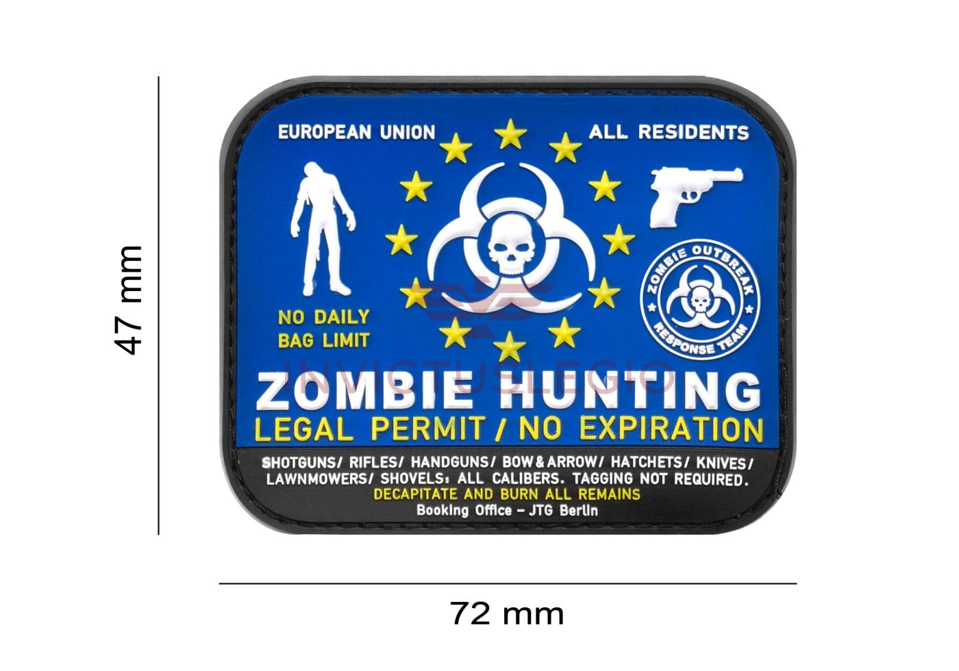 JTG ZOMBIE HUNTER RUBBER PATCH - INVICTUSLEGIO