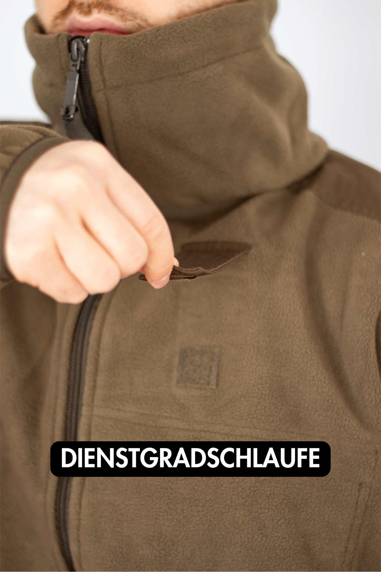Fleece-Jacke, "Alpin", oliv