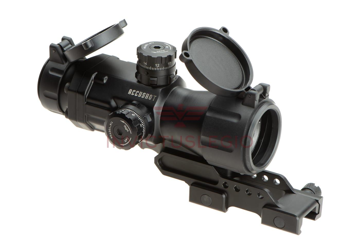 Leapers 4X32 T4 PRISMATIC SCOPE CIRCLE DOT - INVICTUSLEGIO