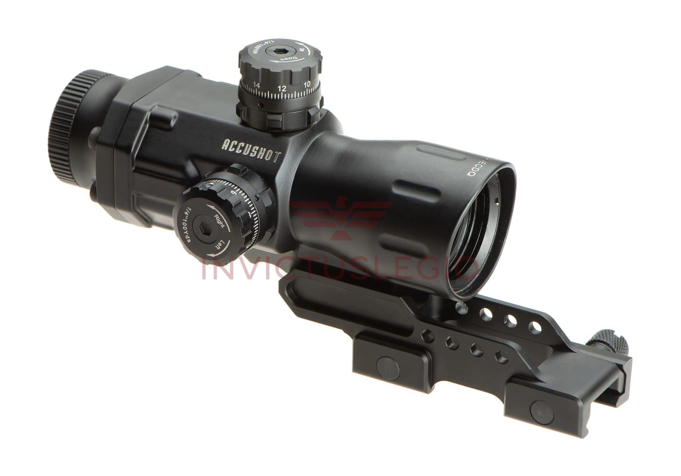 Leapers 4X32 T4 PRISMATIC SCOPE CIRCLE DOT - INVICTUSLEGIO