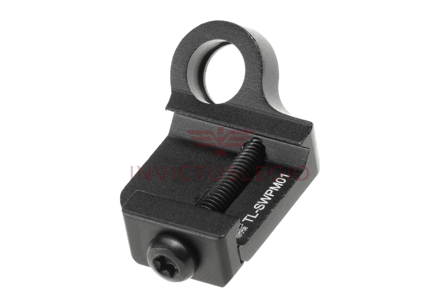 Leapers LOW PROFILE PICATINNY ANGLED QD SLING SWIVEL ADAPTOR - INVICTUSLEGIO