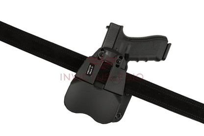 Frontline KNG OPEN TOP HOLSTER FÜR GLOCK 17 M3 / M6 PADDLE - INVICTUSLEGIO