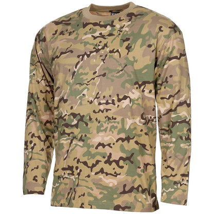 MFH US Shirt  langarm operation-camo - INVICTUSLEGIO