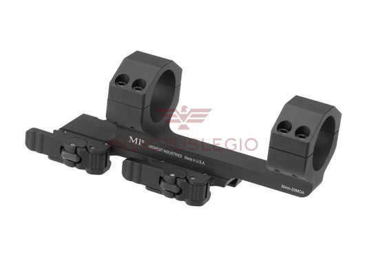 Midwest Industries 30MM QD 1.4" OFFSET SCOPE MOUNT - 20 MOA - INVICTUSLEGIO