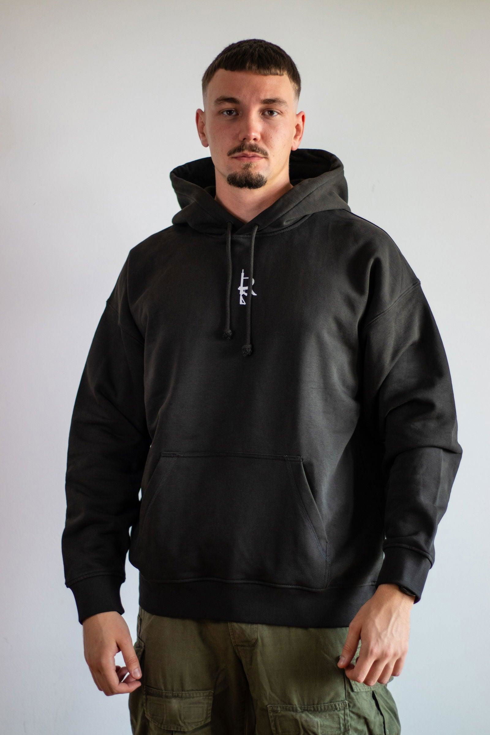 "PSYOPS" Hoodie - Off Black - INVICTUSLEGIO