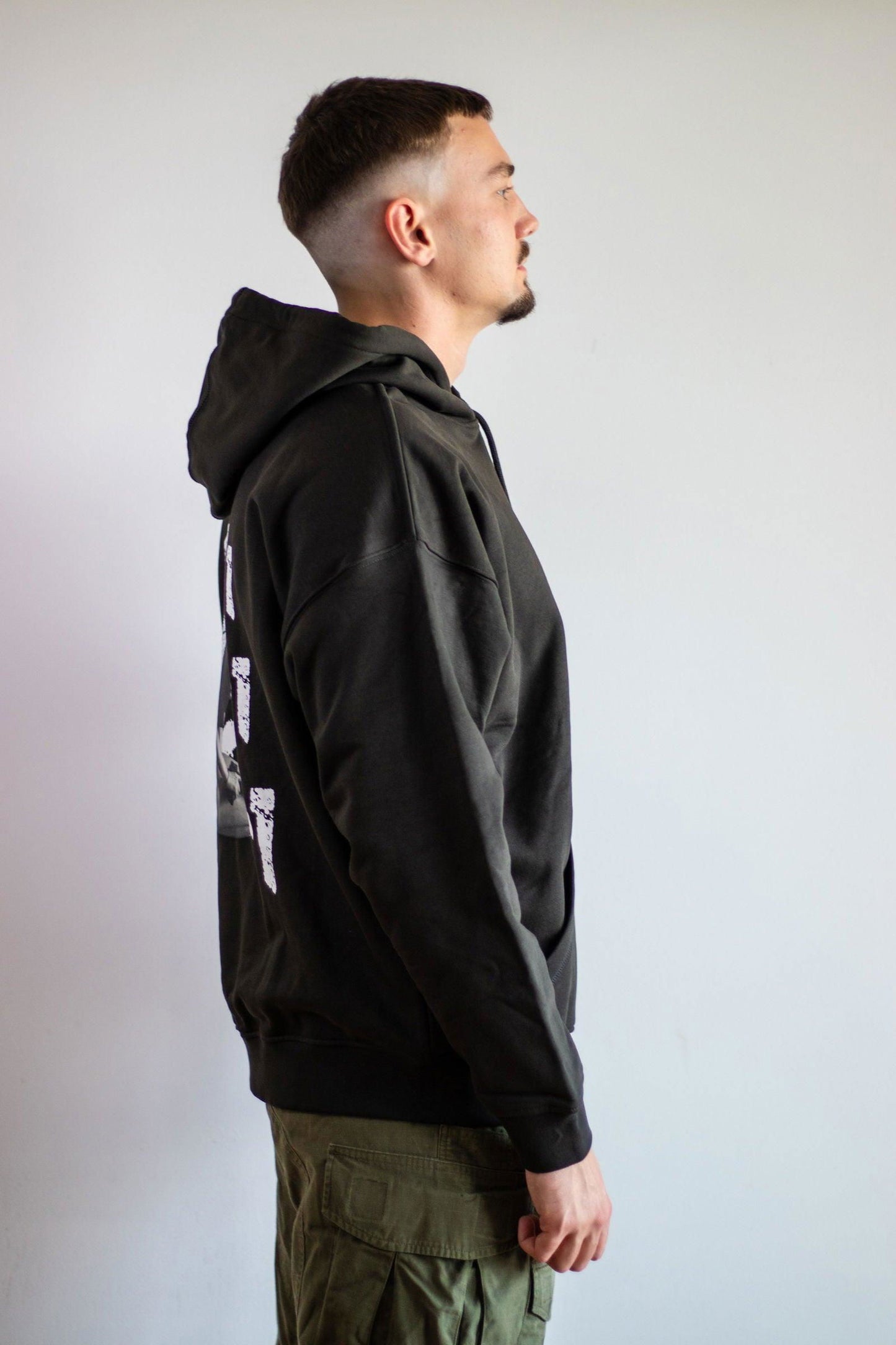 "PSYOPS" Hoodie - Off Black - INVICTUSLEGIO