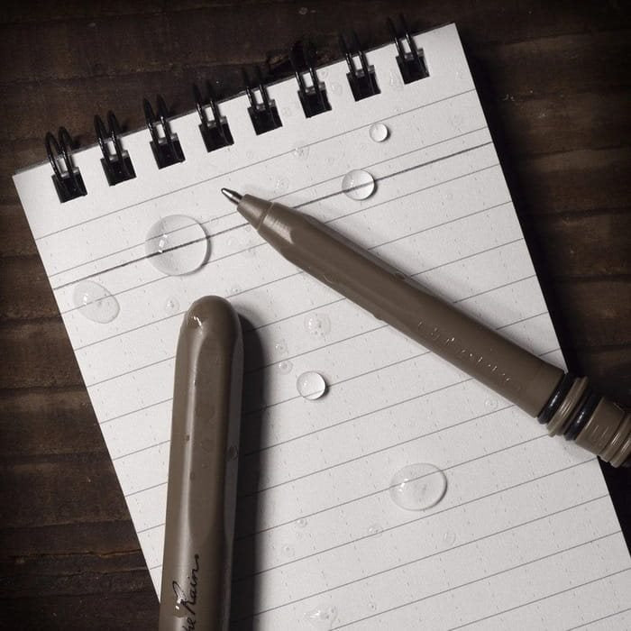 Pen small EDC POCKET BLACK ink DARK EARTH - INVICTUSLEGIO