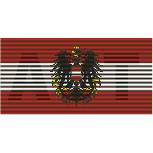 Pitchfork Austria IR Dual Patch Large - Color - INVICTUSLEGIO