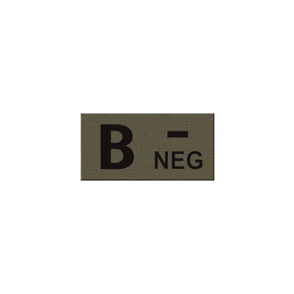 Pitchfork B NEG Blood Type IR Patch - INVICTUSLEGIO