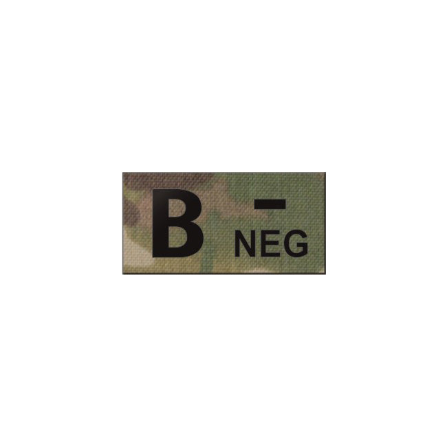 Pitchfork B NEG Blood Type IR Patch - INVICTUSLEGIO