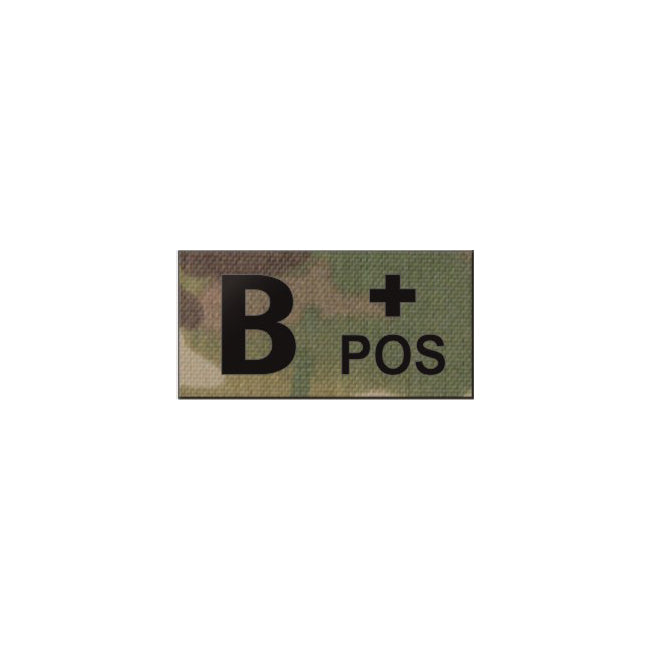Pitchfork B POS Blood Type IR Patch - INVICTUSLEGIO