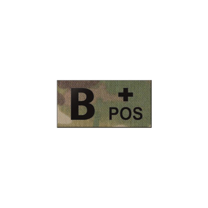 Pitchfork B POS Blood Type IR Patch - INVICTUSLEGIO