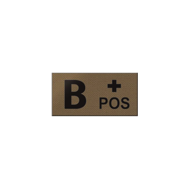 Pitchfork B POS Blood Type IR Patch - INVICTUSLEGIO