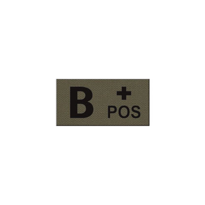 Pitchfork B POS Blood Type IR Patch - INVICTUSLEGIO