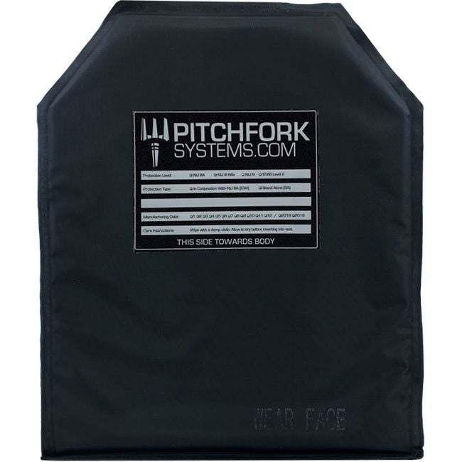 Pitchfork NIJ Level IIIA 10x12 Inch Standard Cut Soft Armour Plate - INVICTUSLEGIO