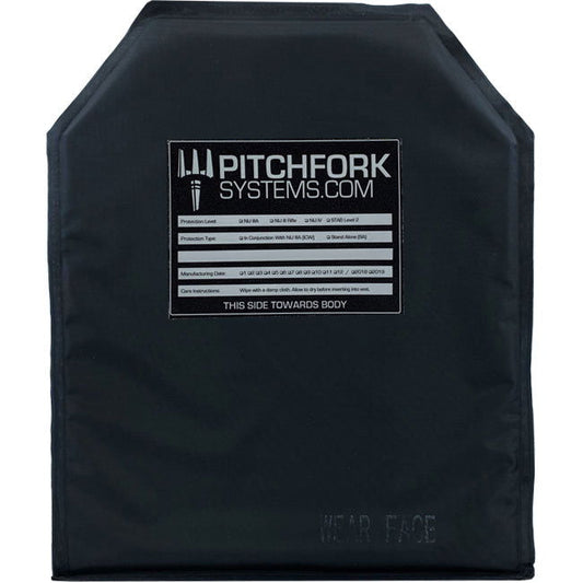 Pitchfork NIJ Level IIIA 10x12 Inch Standard Cut Soft Armour Plate - INVICTUSLEGIO