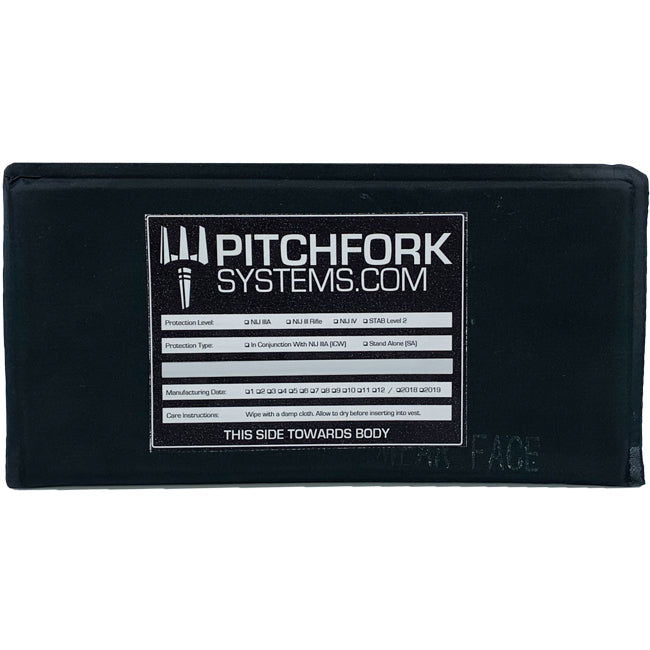 Pitchfork NIJ Level IIIA 5x10 Inch Side Soft Armour Plate - INVICTUSLEGIO