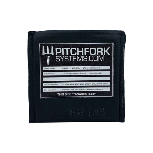 Pitchfork NIJ Level IIIA 6x6 Inch Side Soft Armour Plate - INVICTUSLEGIO