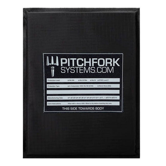 Pitchfork NIJ Level IIIA 6x8 Inch Side Soft Armour Plate - INVICTUSLEGIO