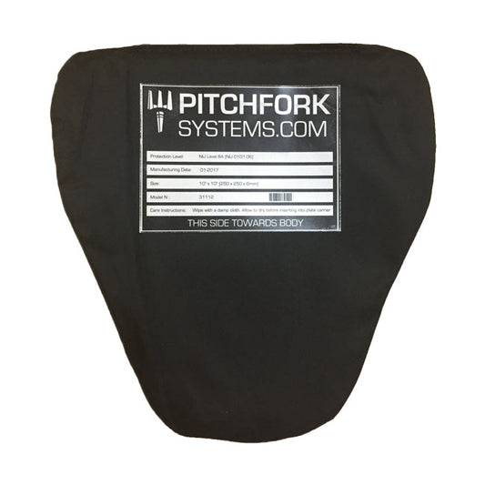 Pitchfork NIJ Level IIIA Groin Protector Soft Armour Plate - INVICTUSLEGIO