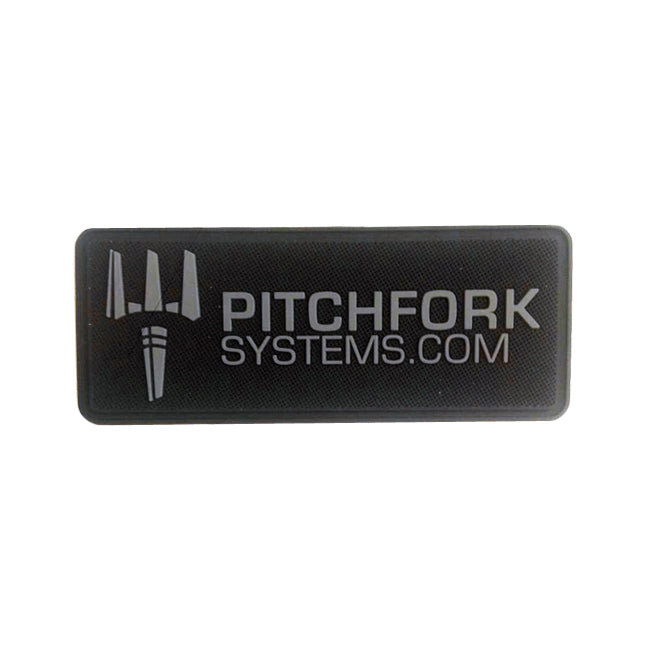 Pitchfork The Brand Patch - Pitch Black - INVICTUSLEGIO