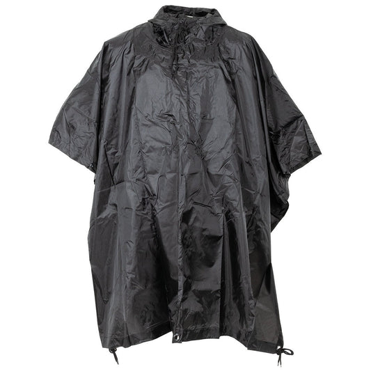 Poncho, Rip Stop, schwarz, ca. 144 x 223 cm - INVICTUSLEGIO