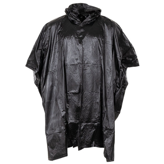 Poncho, Vinyl, schwarz, ca. 200 x 127 cm, 0,12 mm - INVICTUSLEGIO