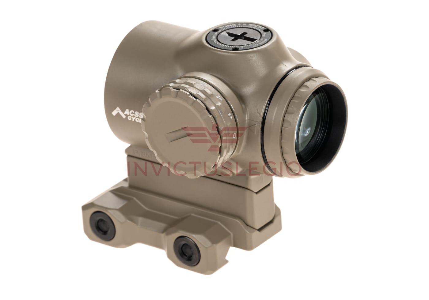 Primary Arms 1X SLX MICRO PRISM SCOPE ACSS CYCLOPS GEN 2 Tan - INVICTUSLEGIO