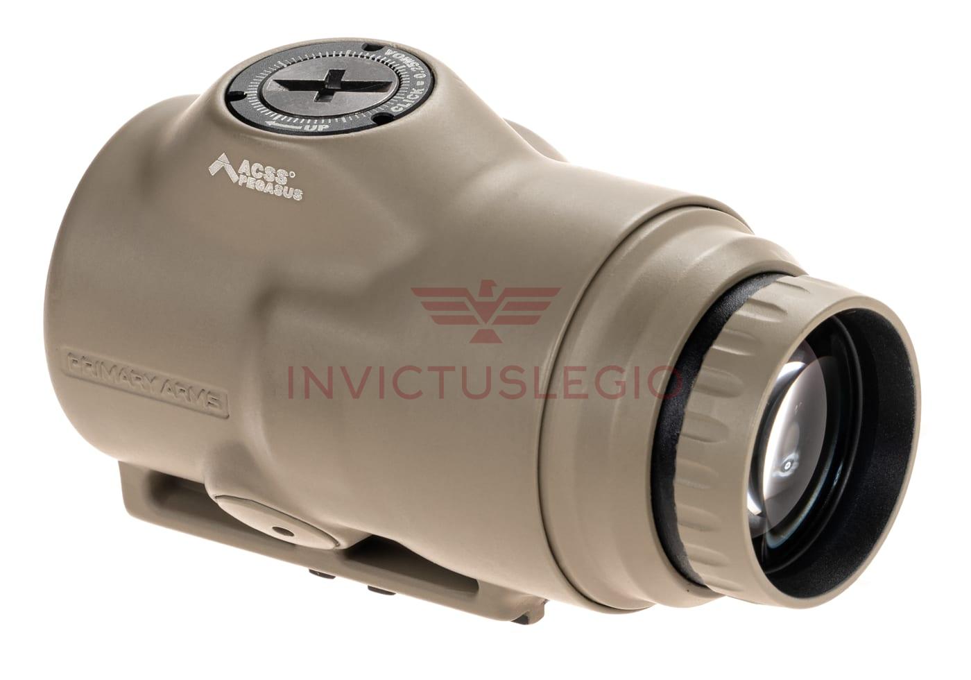 Primary Arms SLX 3X MICRO MAGNIFIER WITH ACEE PEGASUS RANGING RETICLE - INVICTUSLEGIO