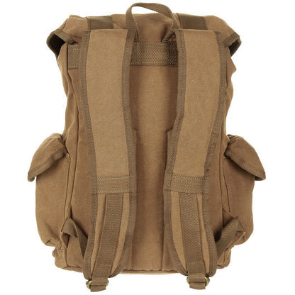 PureTrash Rucksack Canvas, "PT", Braun - INVICTUSLEGIO