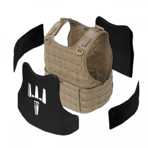 Pitchfork NIJ Level IIIA Warrior RICAS / QRC Soft Armour Front Back & Sides Set - INVICTUSLEGIO