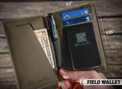 Rite in the Rain - Wasserdichte Brieftasche Monsoon Field Wallet - Olive/Schwarz - INVICTUSLEGIO