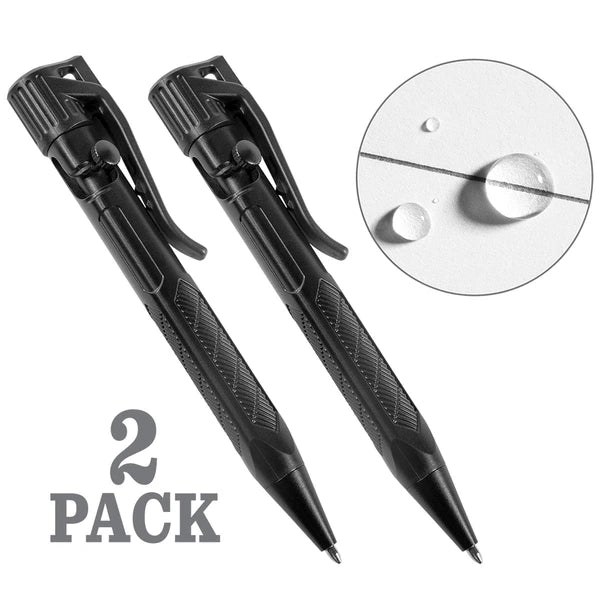 Rite in the Rain - Wasserdichter Stift Mini Bolt Action - 2 Stück - Schwarz - INVICTUSLEGIO