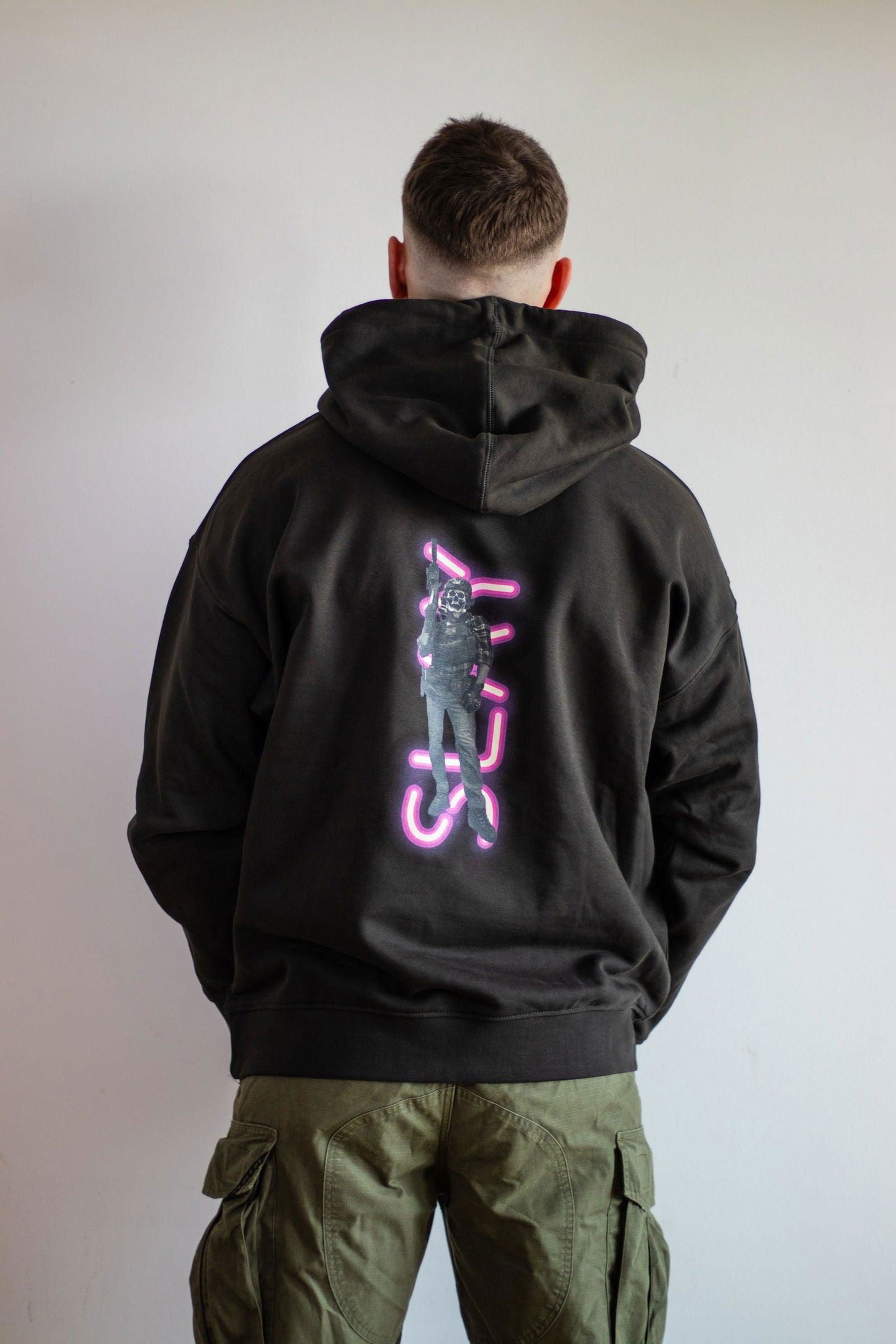 "SLAY" Hoodie - Off Black - INVICTUSLEGIO