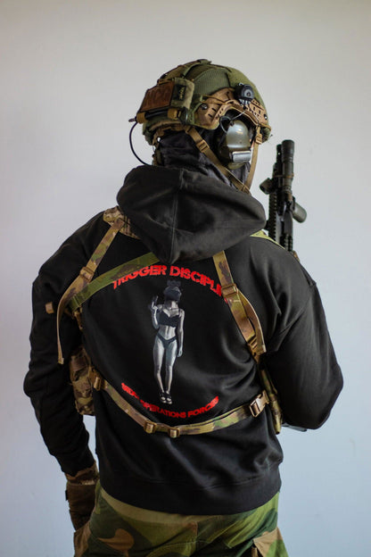 "SOF" Hoodie - Off Black - INVICTUSLEGIO