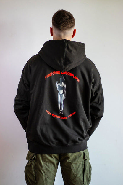 "SOF" Hoodie - Off Black - INVICTUSLEGIO