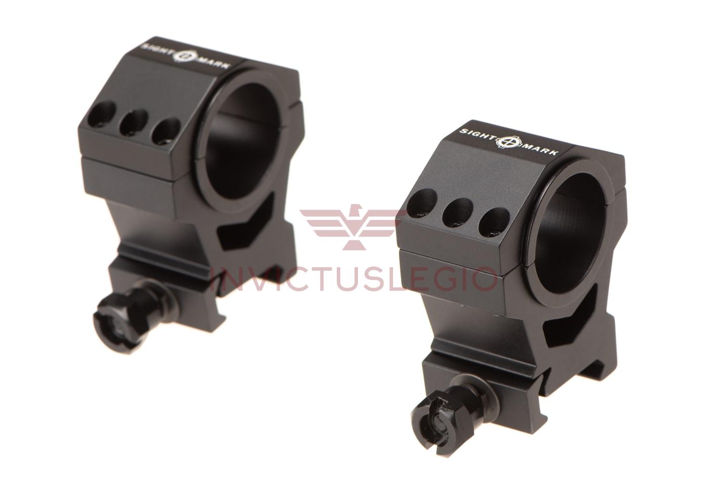 Sightmark 30MM / 25.4MM TACTICAL MOUNTING RINGS - HIGH HEIGHT - INVICTUSLEGIO