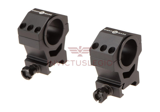 Sightmark 30MM / 25.4MM TACTICAL MOUNTING RINGS - HIGH HEIGHT - INVICTUSLEGIO
