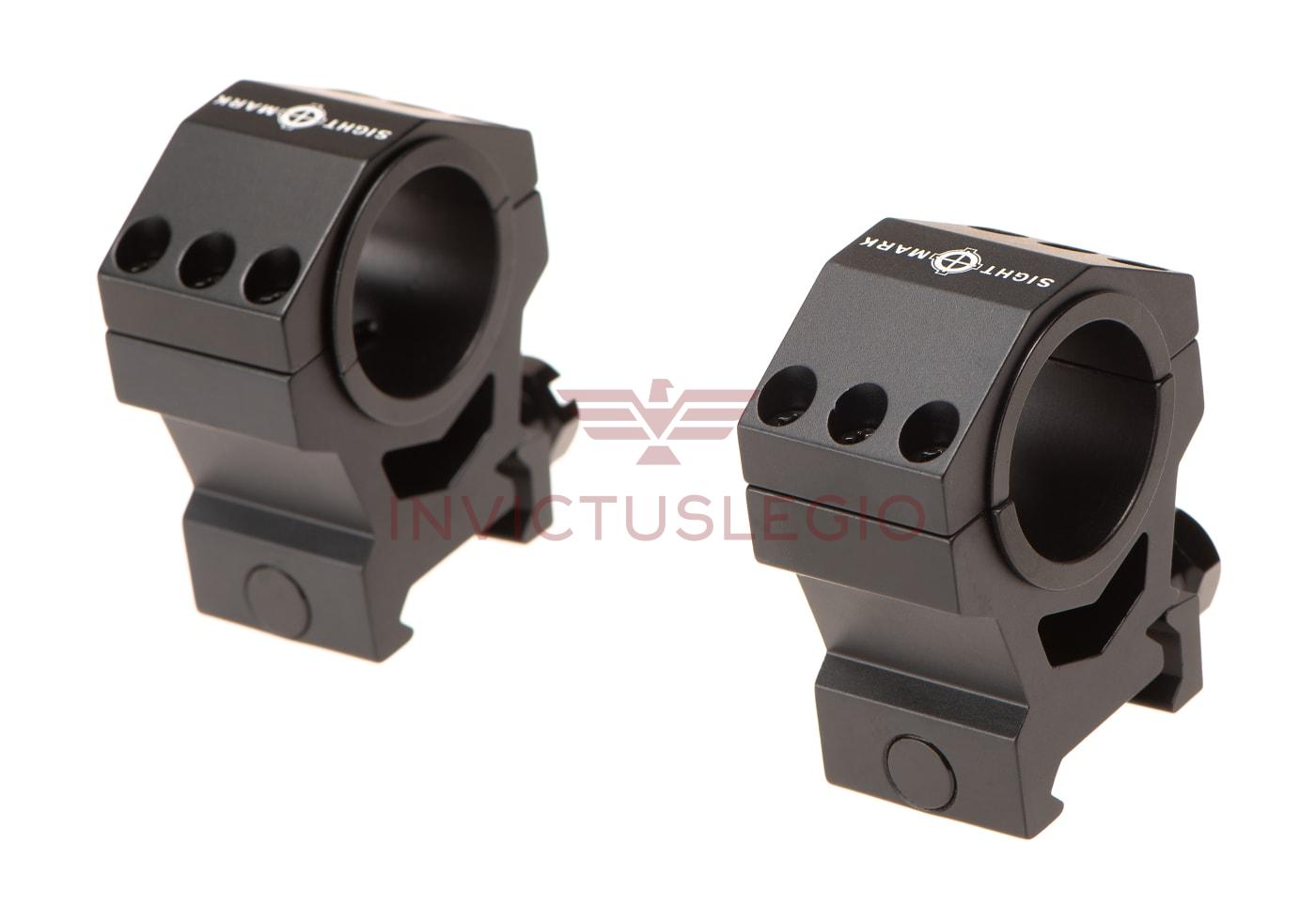 Sightmark 30MM / 25.4MM TACTICAL MOUNTING RINGS - HIGH HEIGHT - INVICTUSLEGIO