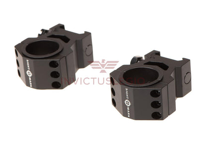 Sightmark 30MM / 25.4MM TACTICAL MOUNTING RINGS - HIGH HEIGHT - INVICTUSLEGIO