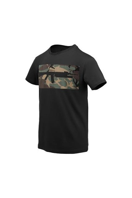 T-shirt 16/203 combo - Black/US Woodland - INVICTUSLEGIO