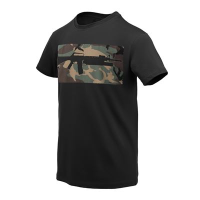 T-shirt 16/203 combo - Black/US Woodland - INVICTUSLEGIO