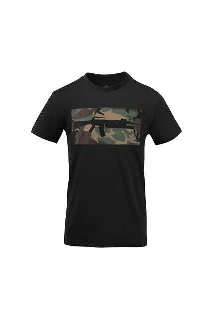 T-shirt 16/203 combo - Black/US Woodland - INVICTUSLEGIO