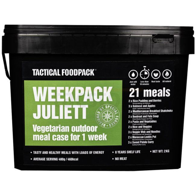 Tactical Foodpack Week Pack Juliett - INVICTUSLEGIO