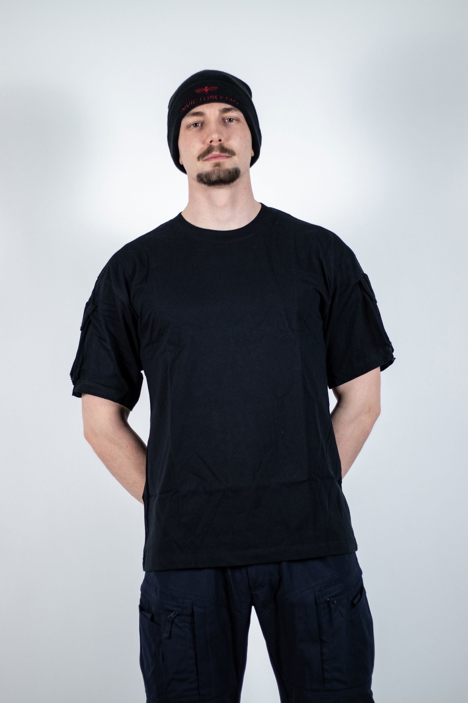 US T-Shirt, halbarm, mit Ärmeltaschen MFH - INVICTUSLEGIO