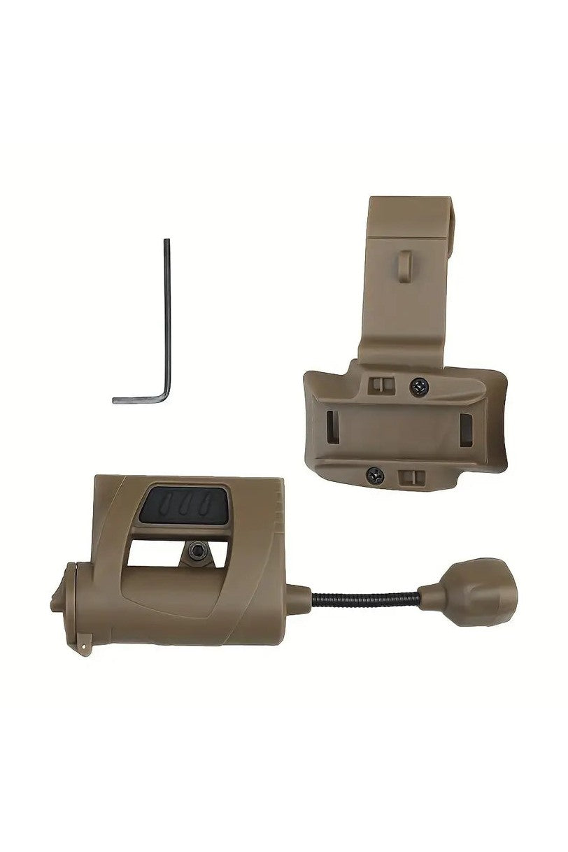 Ultra-Helles 3-Modus LED-Helmlicht mit Clip-On-Halterung - INVICTUSLEGIO
