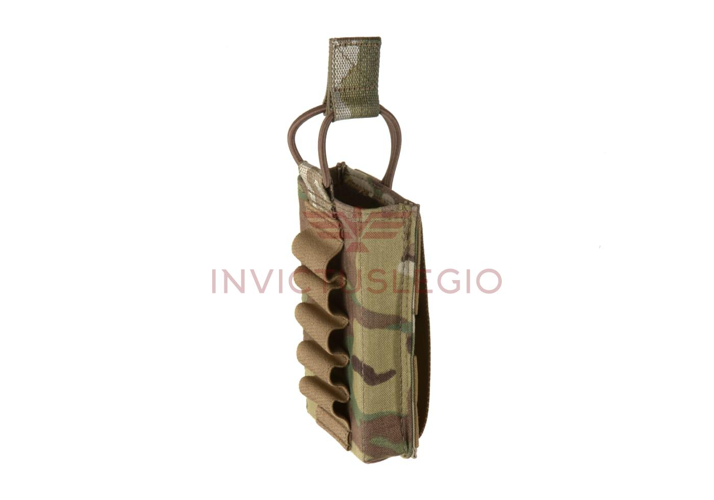 Warrior SINGLE OPEN MAG POUCH 5.56MM WITH SHOTGUN STRIP - INVICTUSLEGIO