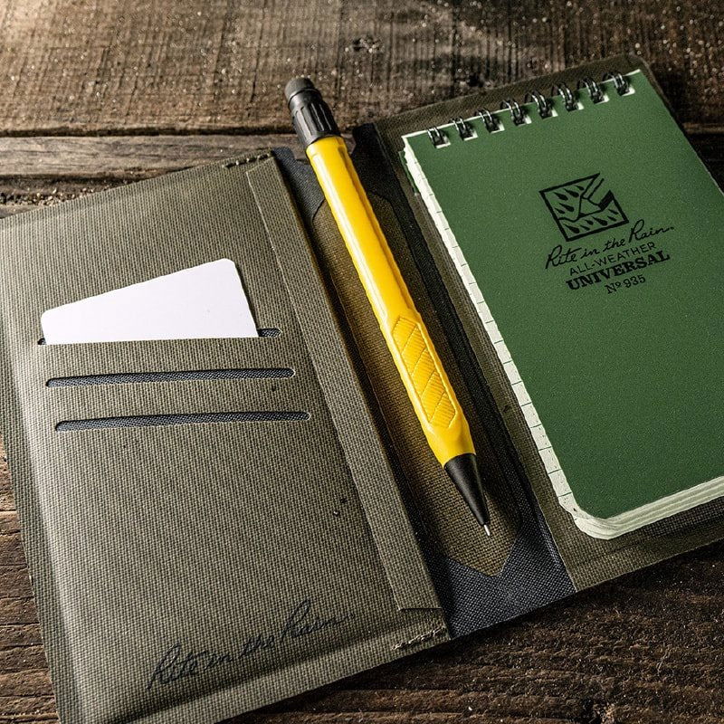 Waterproof MONSOON HORIZON wallet for a small notebook with a pencil - INVICTUSLEGIO